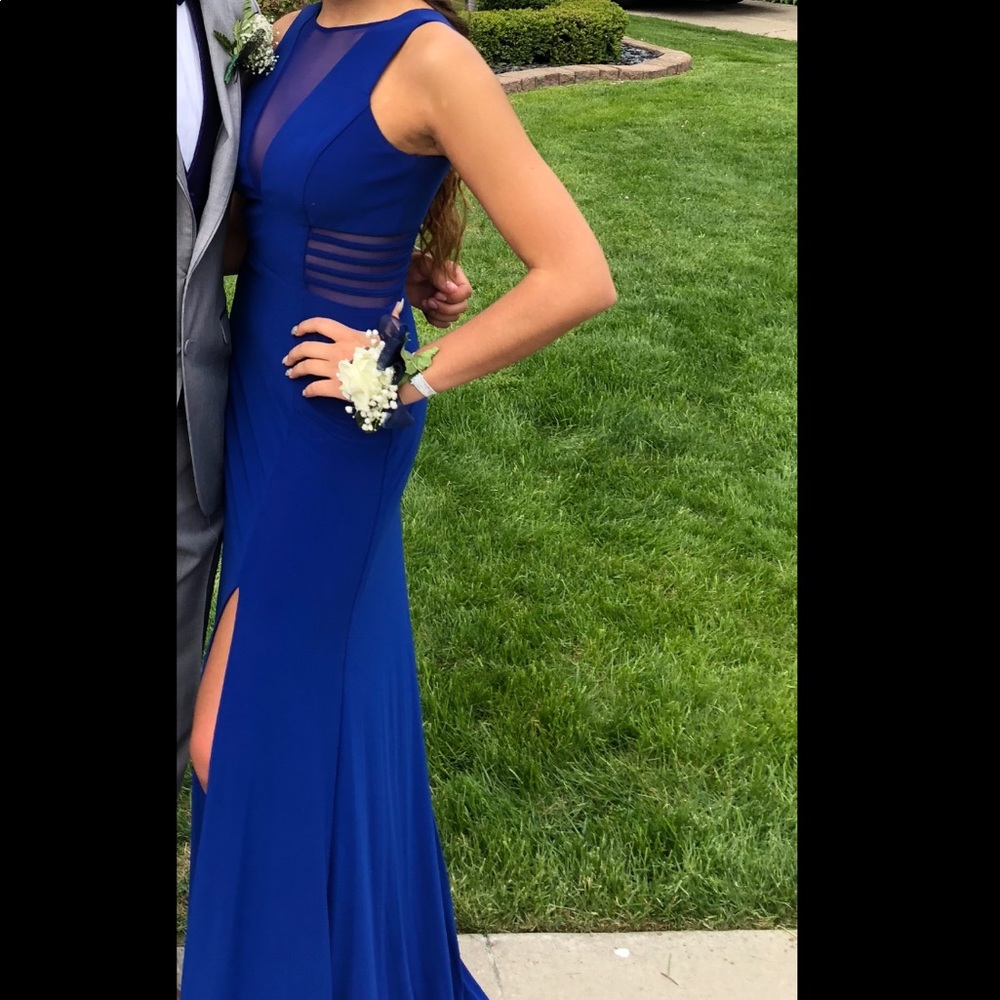 Royal Blue Evening Dress